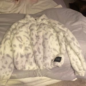 Calvin Klein Performance Sherpa quarter zip